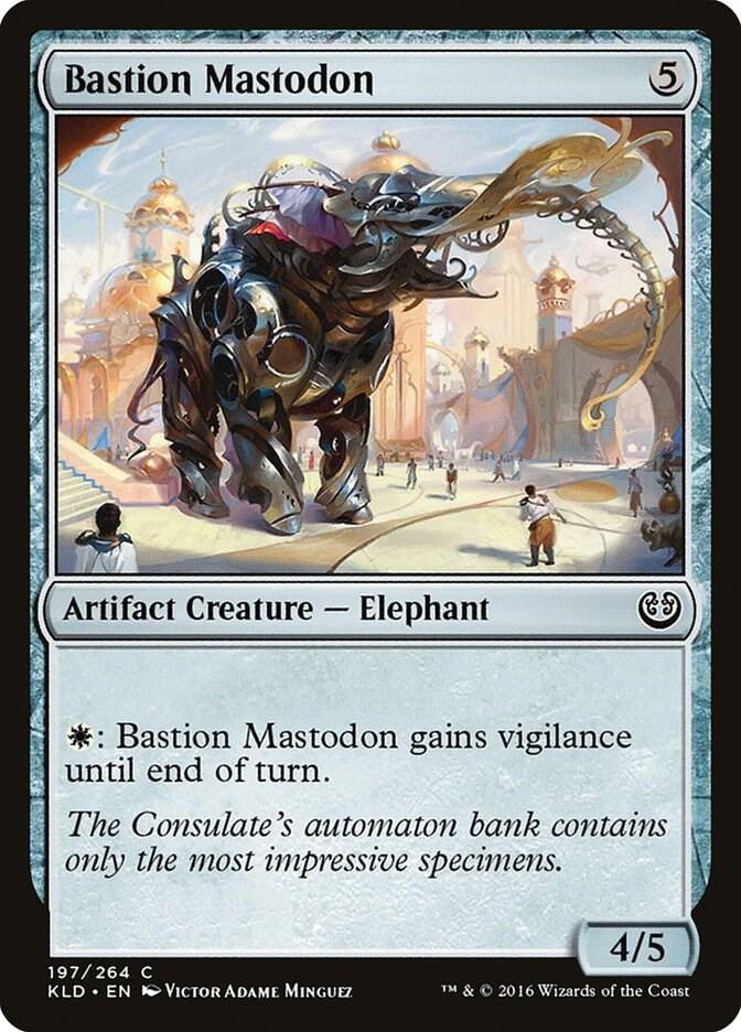 Bastion Mastodon 197 card from Kaladesh