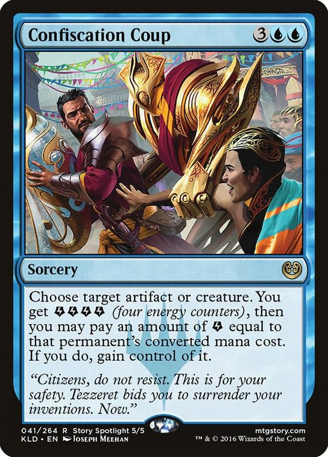 Confiscation Coup 41 card from Kaladesh
