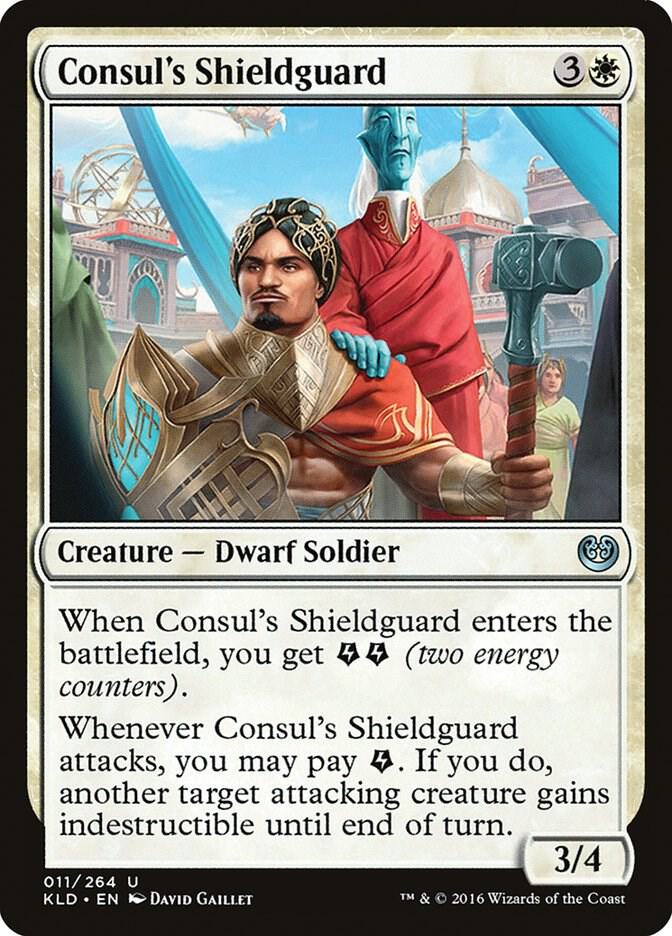 Consul's Shieldguard 11 card from Kaladesh