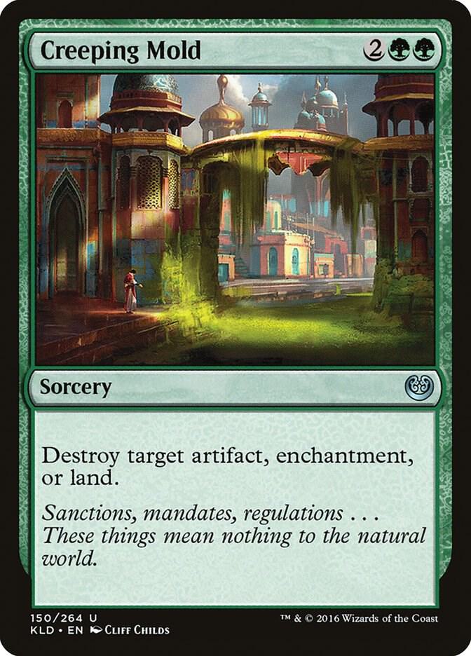 Creeping Mold 150 card from Kaladesh