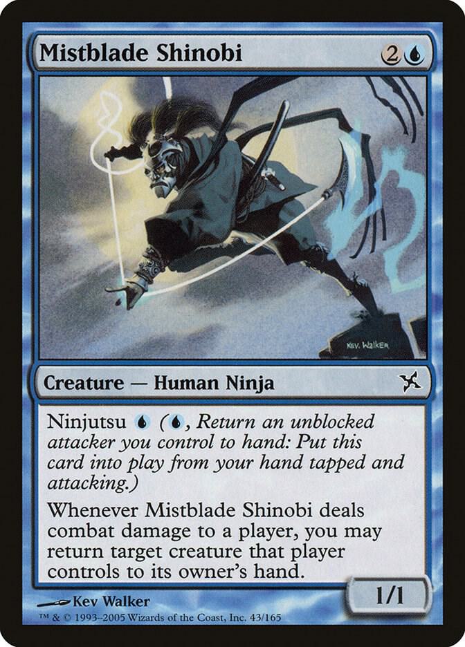 Mistblade Shinobi 43 card from Betrayers of Kamigawa