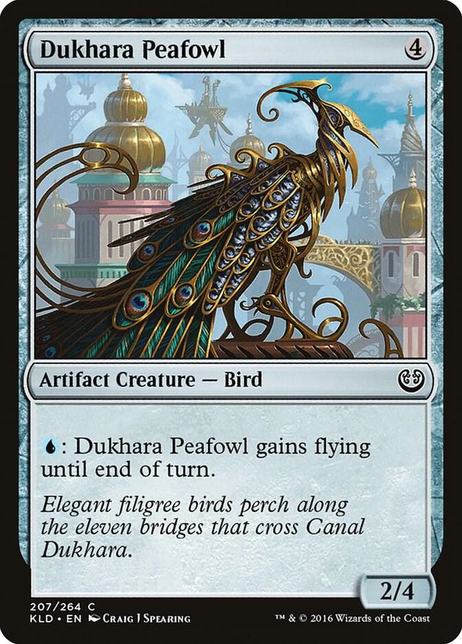 Dukhara Peafowl 207 card from Kaladesh