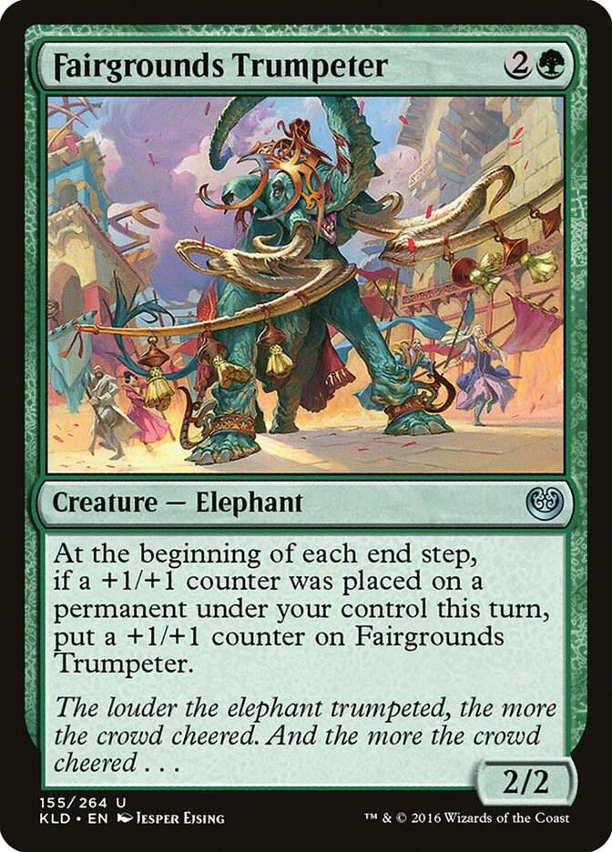 Fairgrounds Trumpeter 155 card from Kaladesh