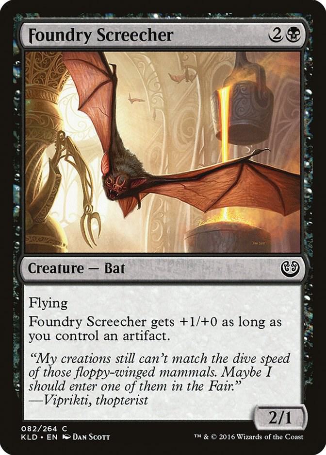Foundry Screecher 82 card from Kaladesh