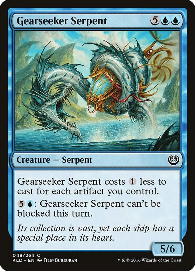 Gearseeker Serpent 48 card from Kaladesh