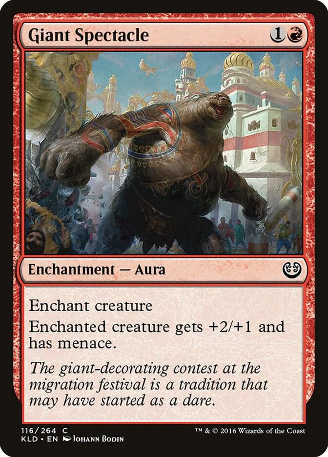 Giant Spectacle 116 card from Kaladesh