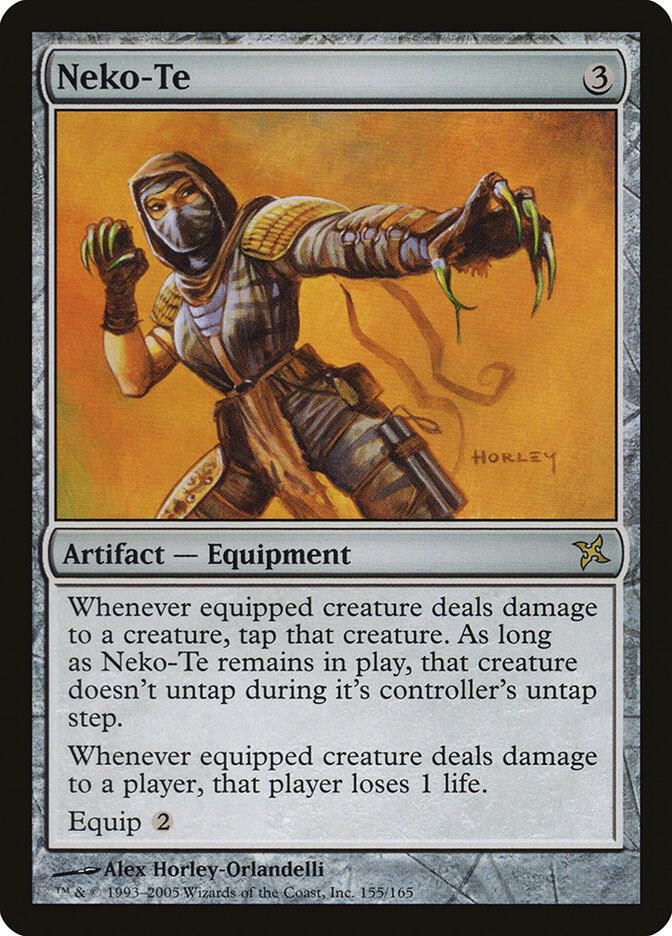 Neko-Te 155 card from Betrayers of Kamigawa