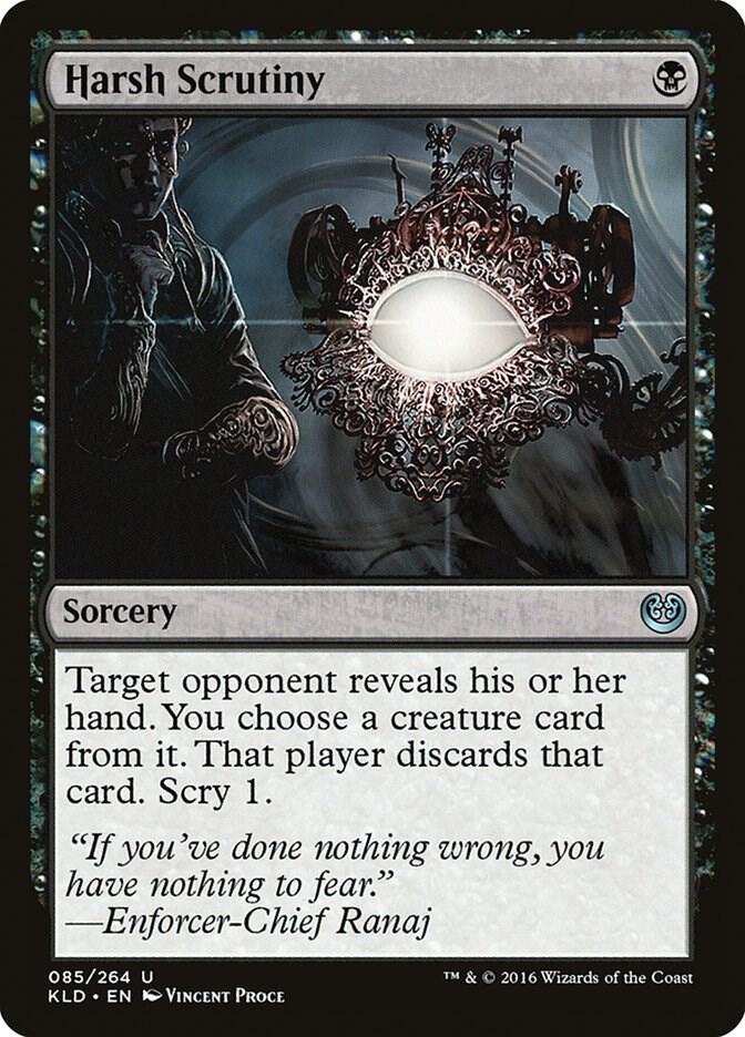 Harsh Scrutiny 85 card from Kaladesh
