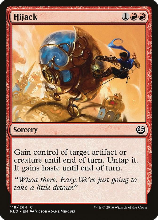 Hijack 118 card from Kaladesh