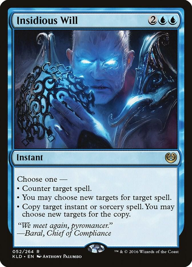Insidious Will 52 card from Kaladesh
