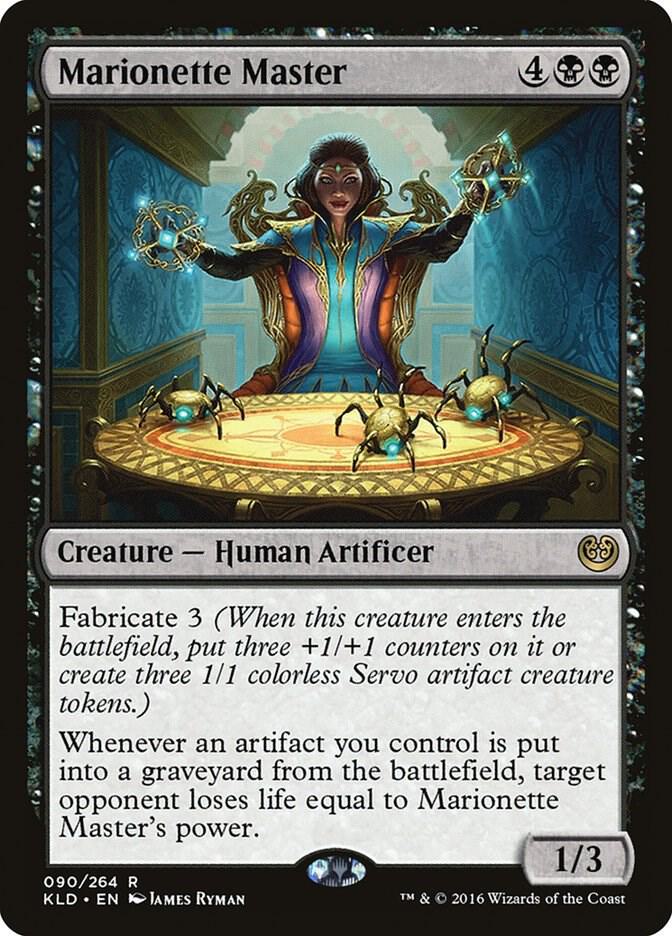 Marionette Master 90 card from Kaladesh