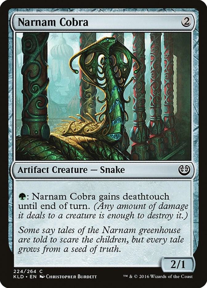 Narnam Cobra 224 card from Kaladesh