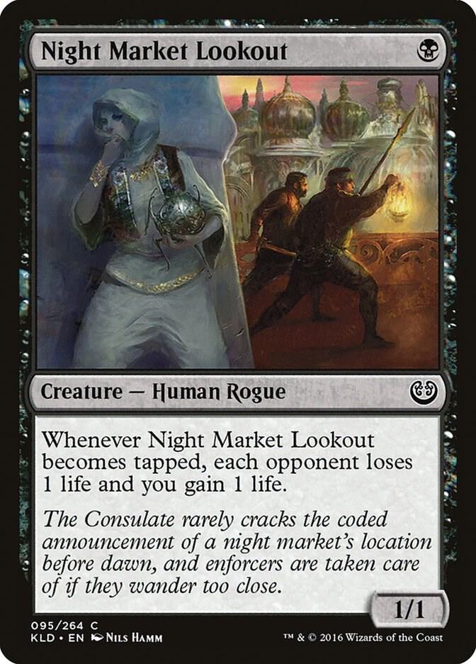 Night Market Lookout 95 card from Kaladesh