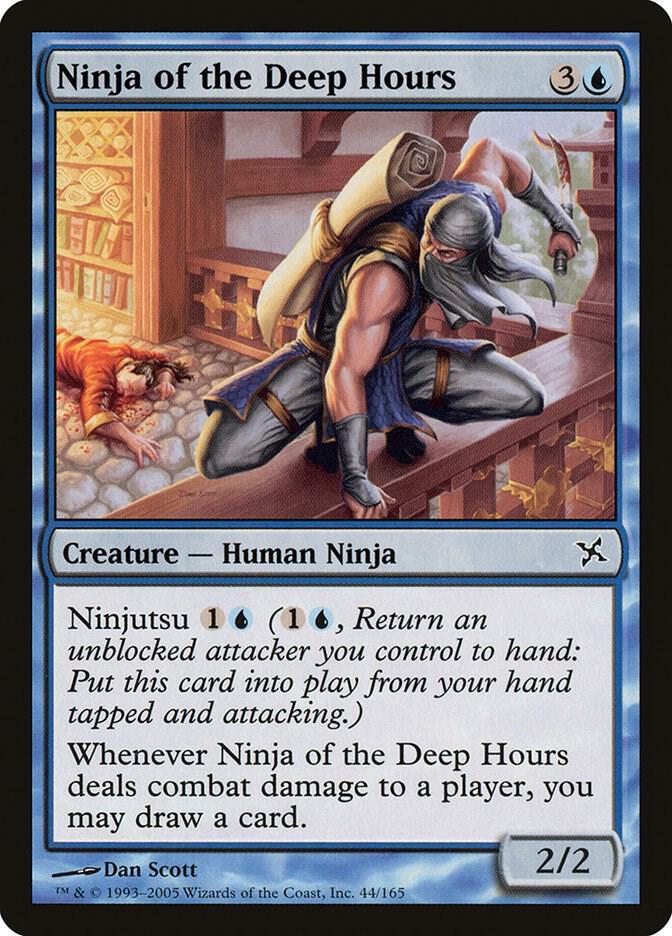 Ninja of the Deep Hours 44 card from Betrayers of Kamigawa