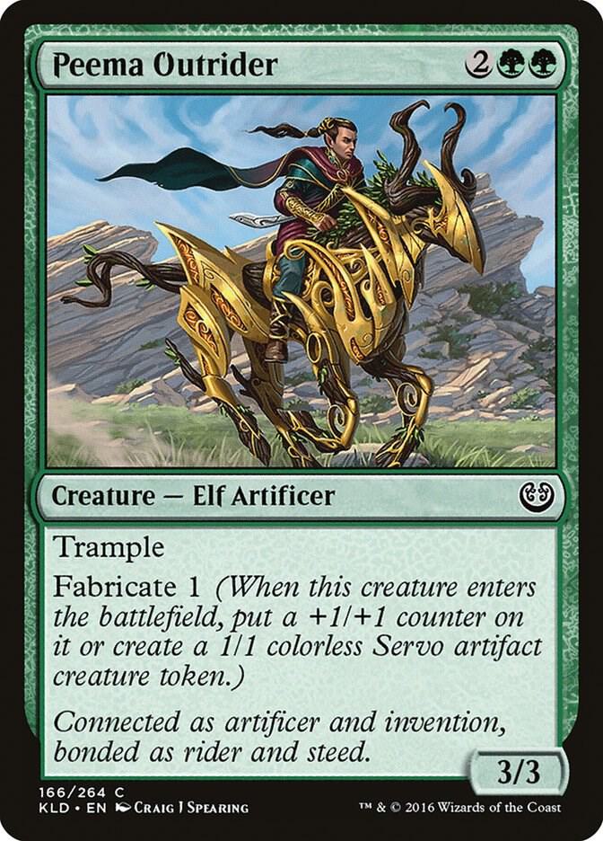 Peema Outrider 166 card from Kaladesh