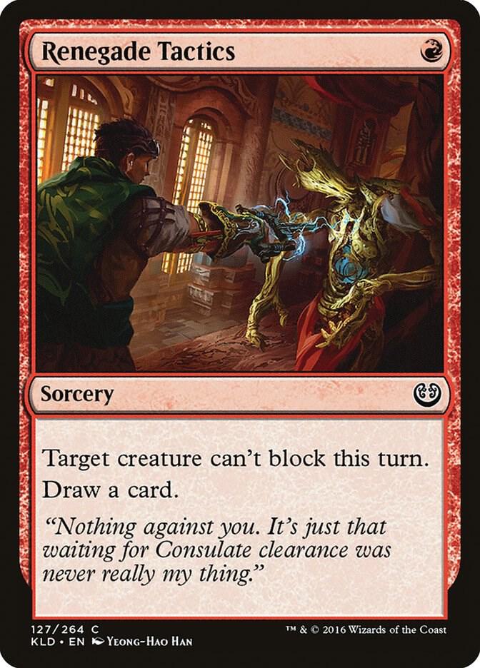 Renegade Tactics 127 card from Kaladesh