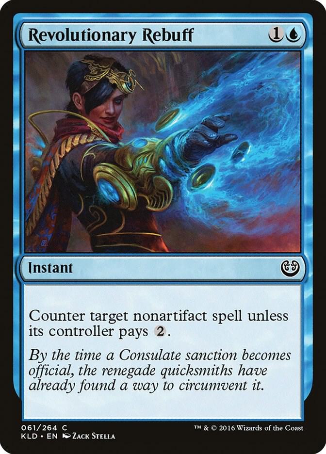 Revolutionary Rebuff 61 card from Kaladesh