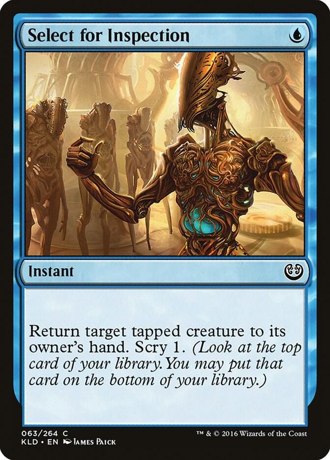 Select for Inspection 63 card from Kaladesh
