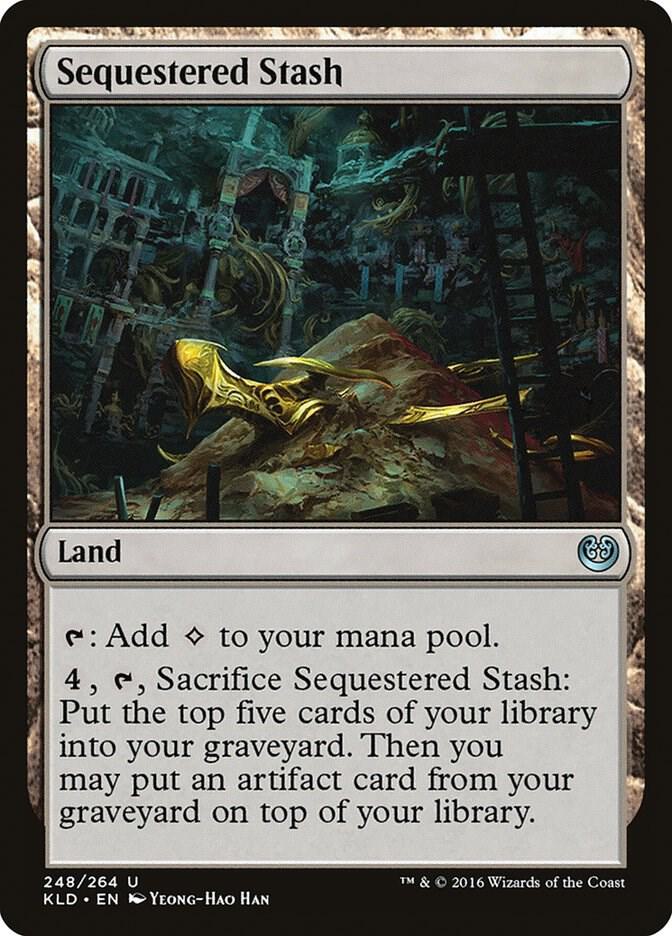Sequestered Stash 248 card from Kaladesh