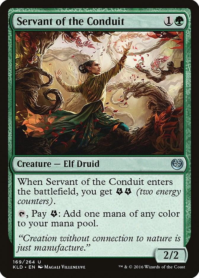 Servant of the Conduit 169 card from Kaladesh