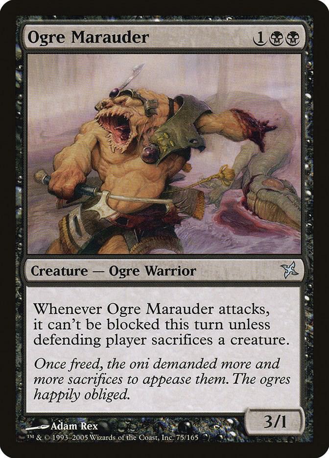 Ogre Marauder 75 card from Betrayers of Kamigawa