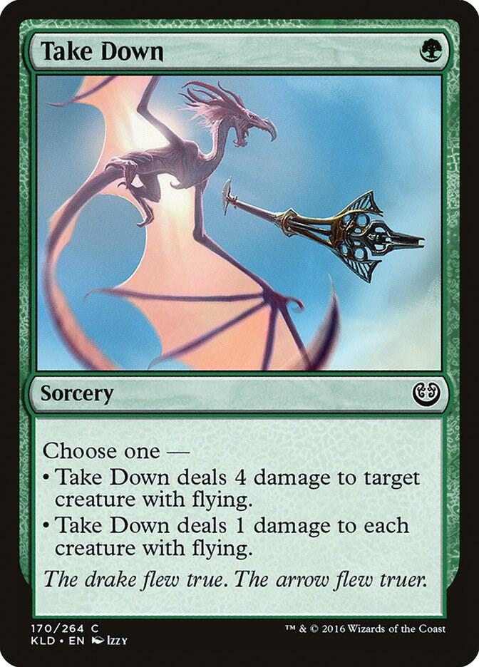 Take Down 170 card from Kaladesh