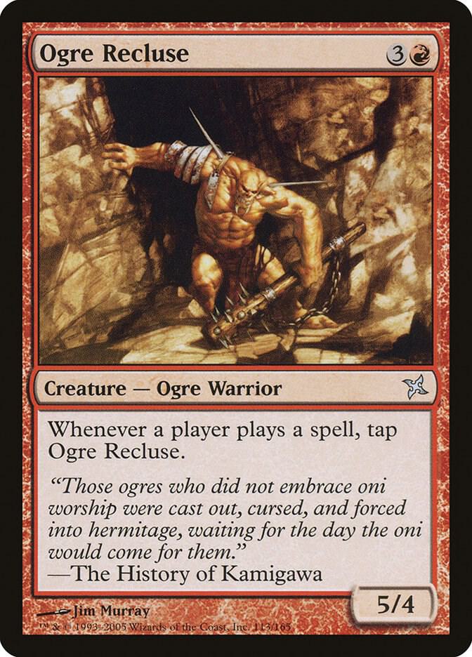 Ogre Recluse 113 card from Betrayers of Kamigawa