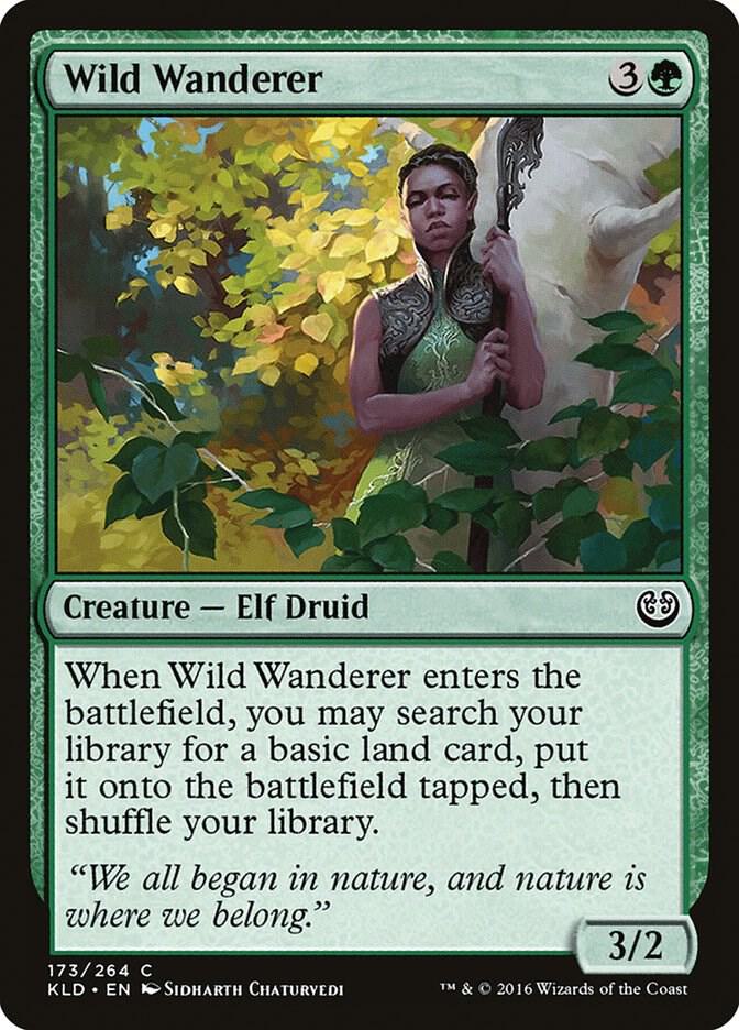 Wild Wanderer 173 card from Kaladesh