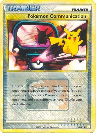 Pokemon Communication - 98/123 (League Promo) 098/123 card from League & Championship Cards