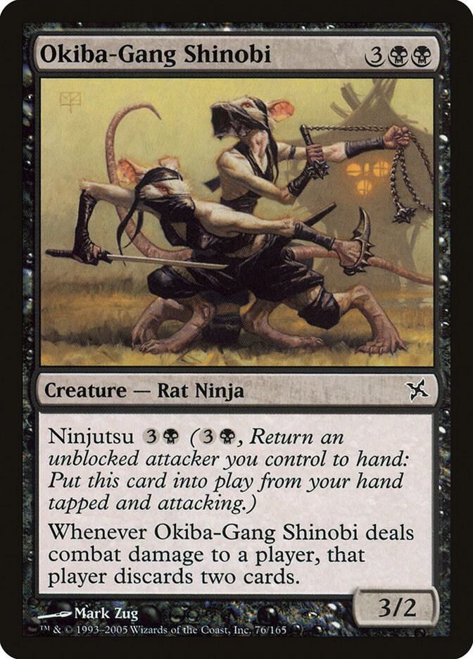 Okiba-Gang Shinobi 76 card from Betrayers of Kamigawa
