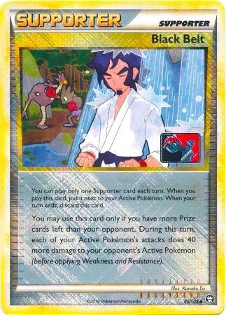 Black Belt - 85/102 (League Promo) 085/102 card from League & Championship Cards