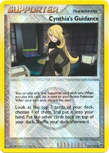 Cynthia's Guidance (League Promo) 136/147 card from League & Championship Cards