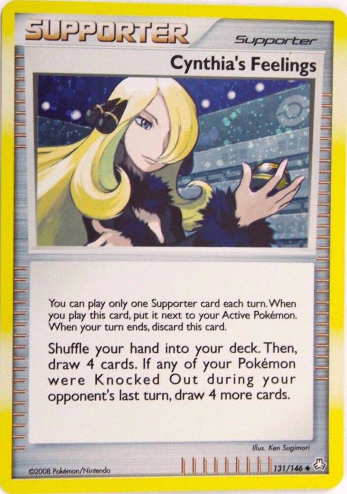 Cynthia's Feelings (Cosmos Holofoil) 131/146 card from Miscellaneous Cards & Products
