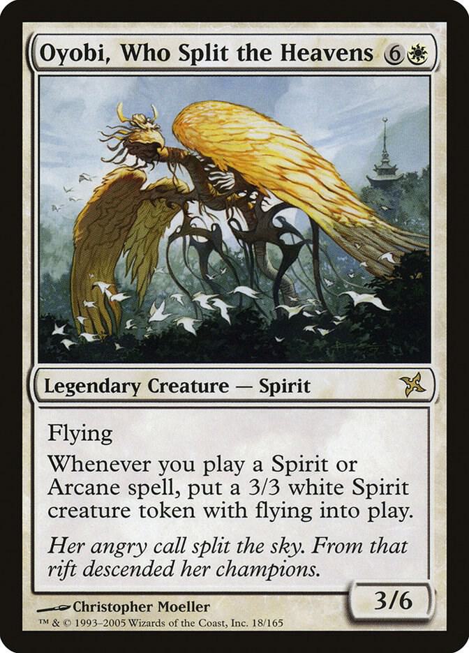 Oyobi, Who Split the Heavens 18 card from Betrayers of Kamigawa