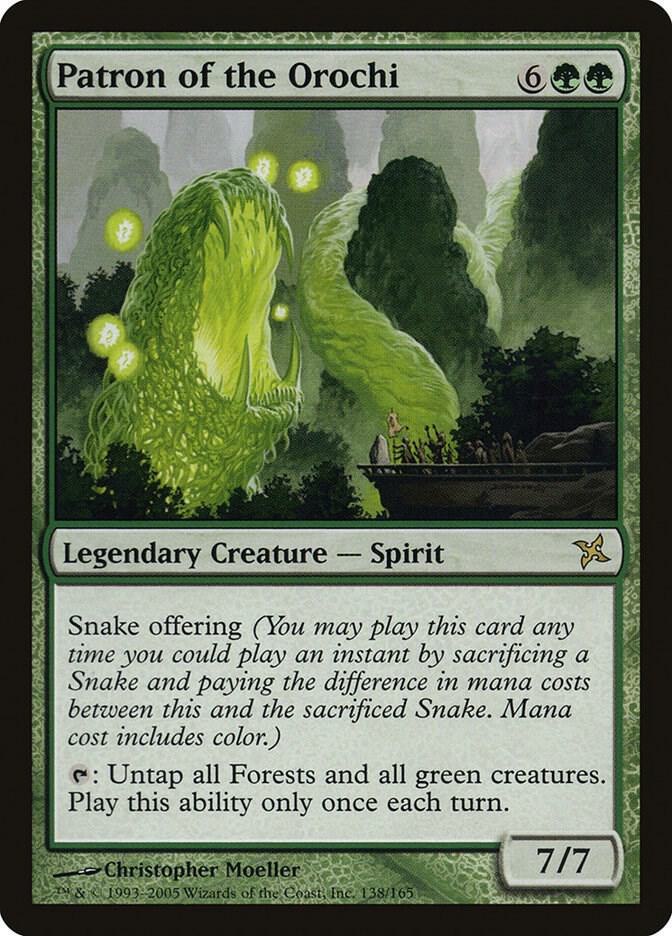 Patron of the Orochi 138 card from Betrayers of Kamigawa