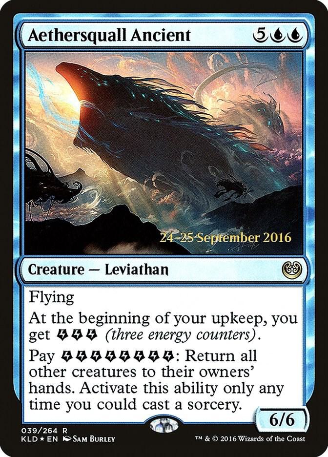Aethersquall Ancient 39 card from Prerelease Cards