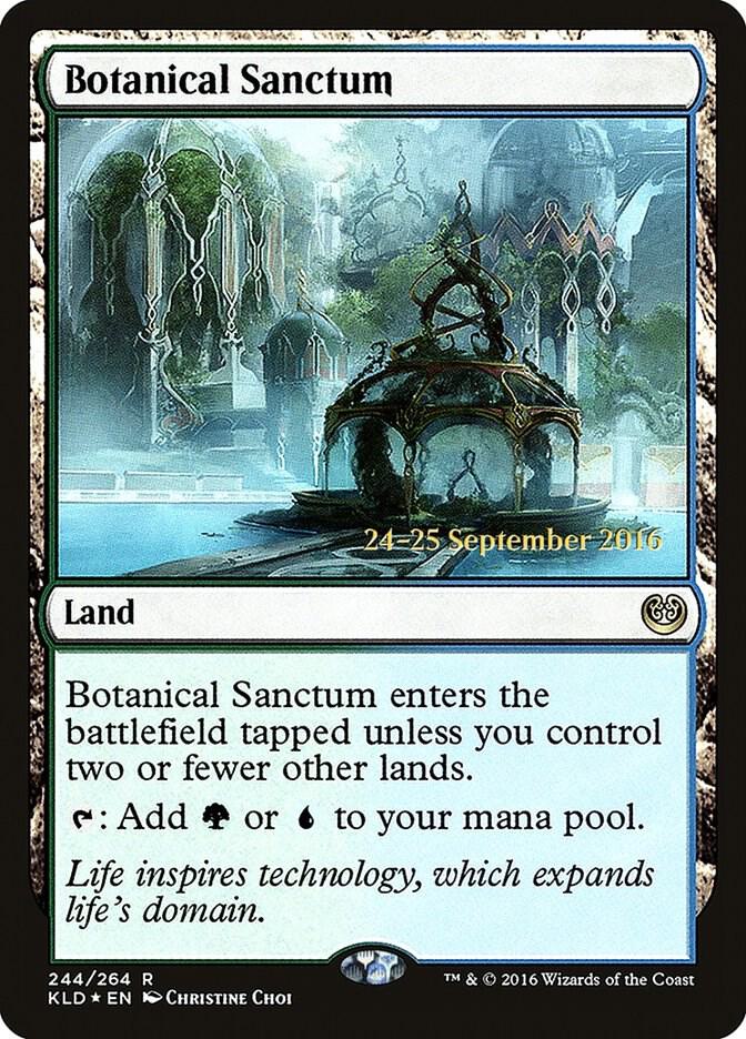 Botanical Sanctum (KLD) 244 card from Prerelease Cards