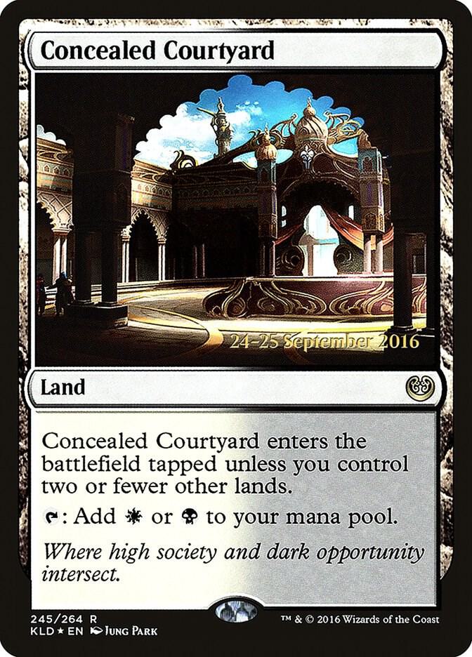 Concealed Courtyard (KLD) 245 card from Prerelease Cards