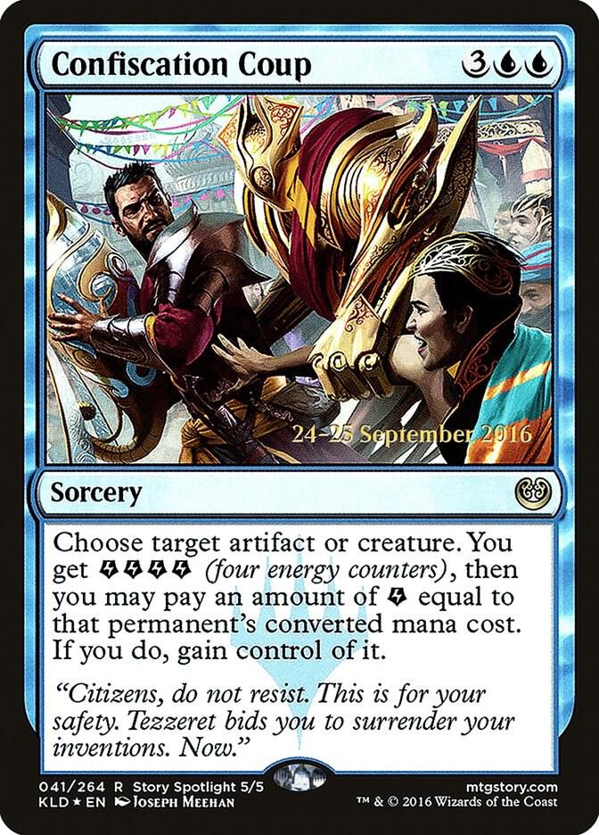 Confiscation Coup 41 card from Prerelease Cards
