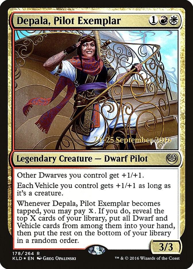Depala, Pilot Exemplar 178 card from Prerelease Cards