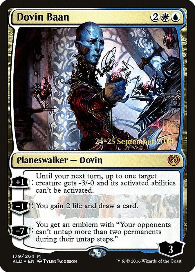 Dovin Baan 179 card from Prerelease Cards