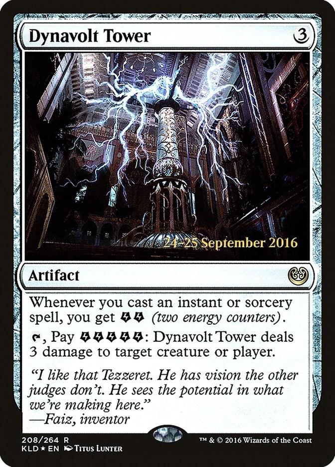 Dynavolt Tower 208 card from Prerelease Cards