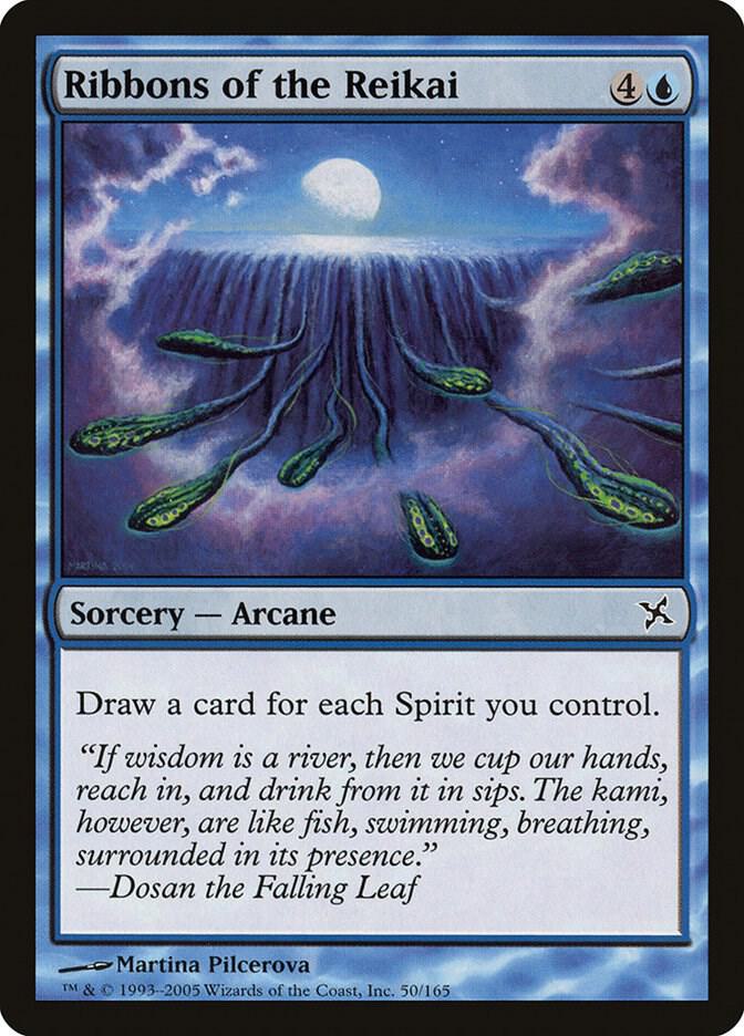 Ribbons of the Reikai 50 card from Betrayers of Kamigawa