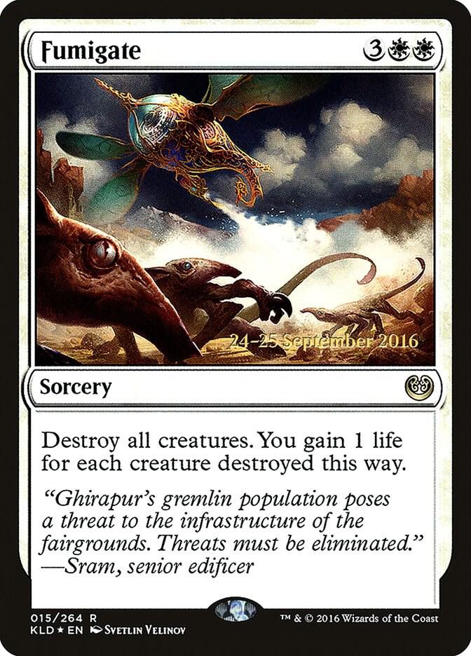 Fumigate 15 card from Prerelease Cards