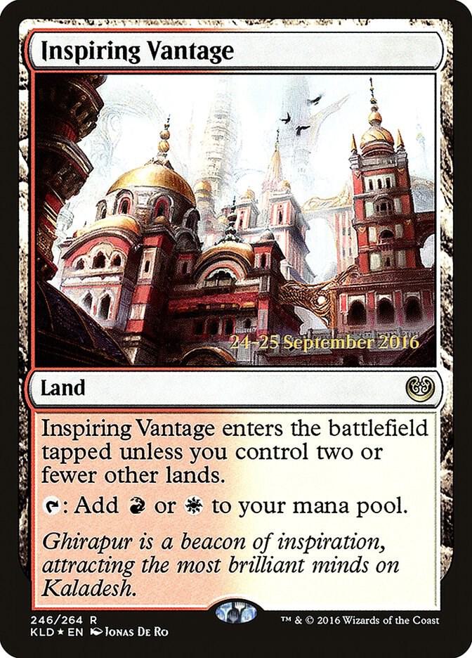 Inspiring Vantage (KLD) 246 card from Prerelease Cards