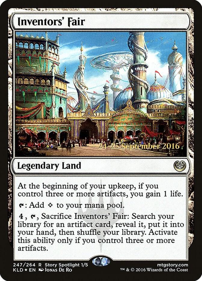 Inventors' Fair 247 card from Prerelease Cards