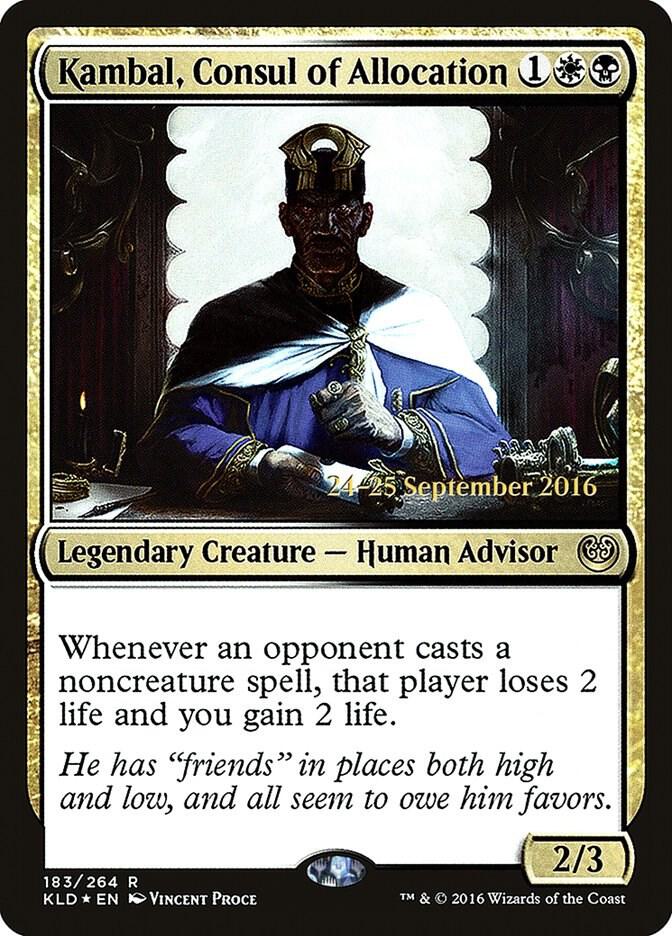 Kambal, Consul of Allocation 183 card from Prerelease Cards