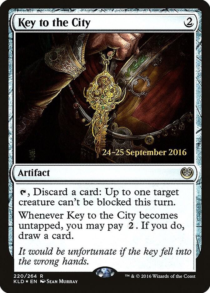 Key to the City 220 card from Prerelease Cards