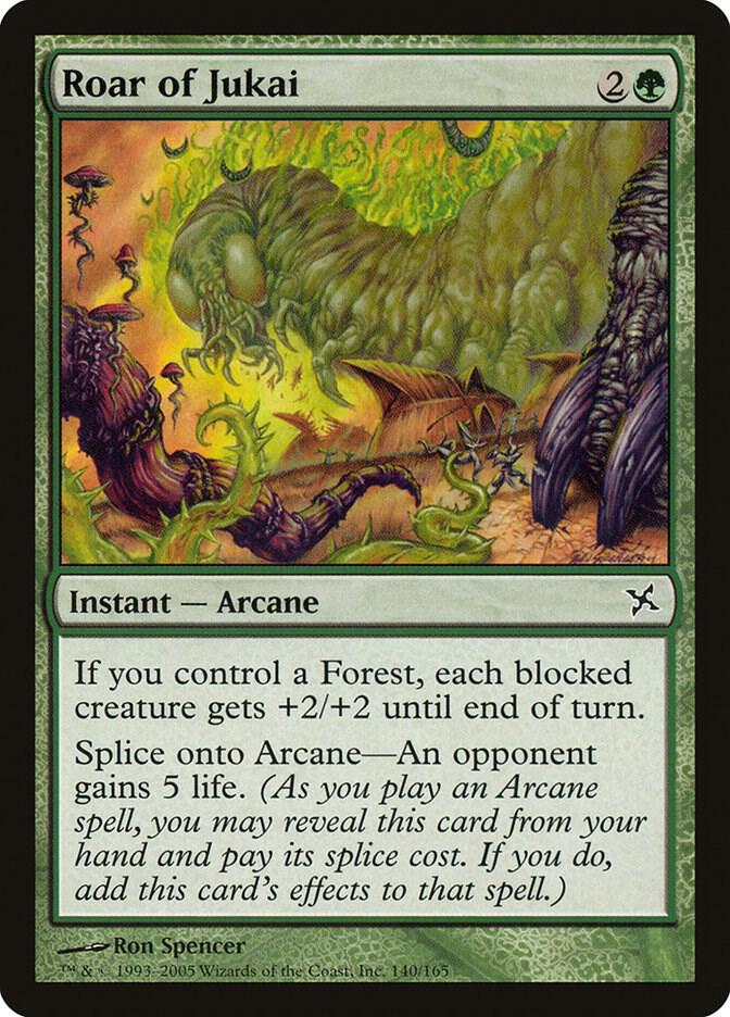 Roar of Jukai 140 card from Betrayers of Kamigawa