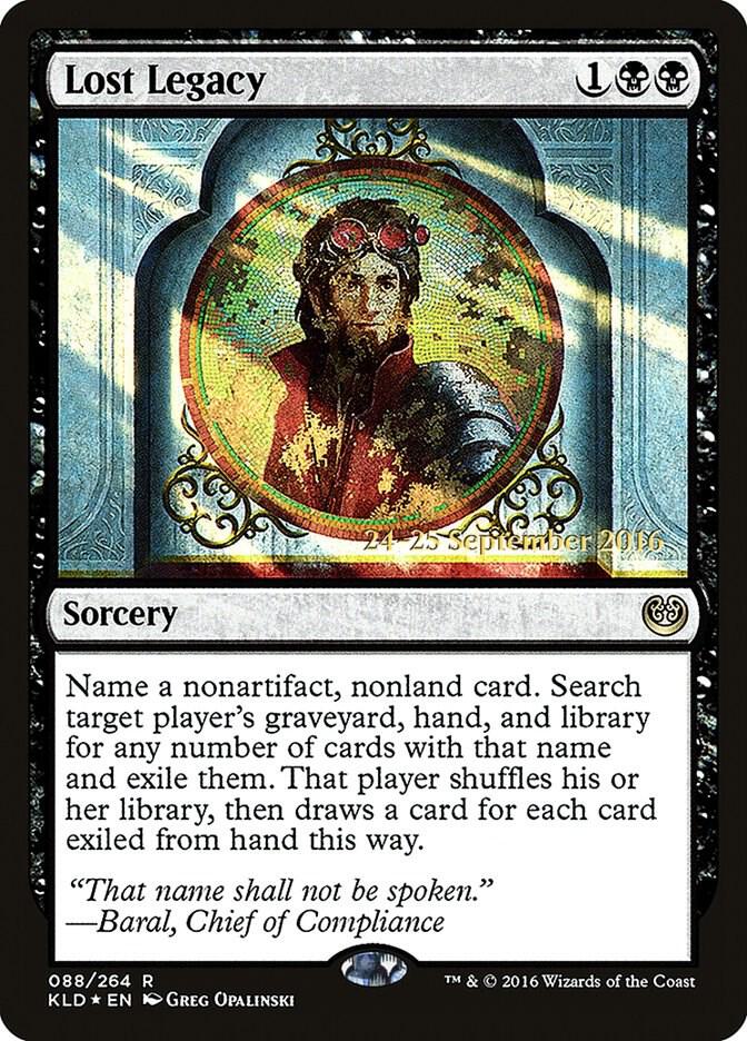 Lost Legacy 88 card from Prerelease Cards